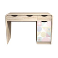 **Moderne bureau met kleurrijke ladefronten**